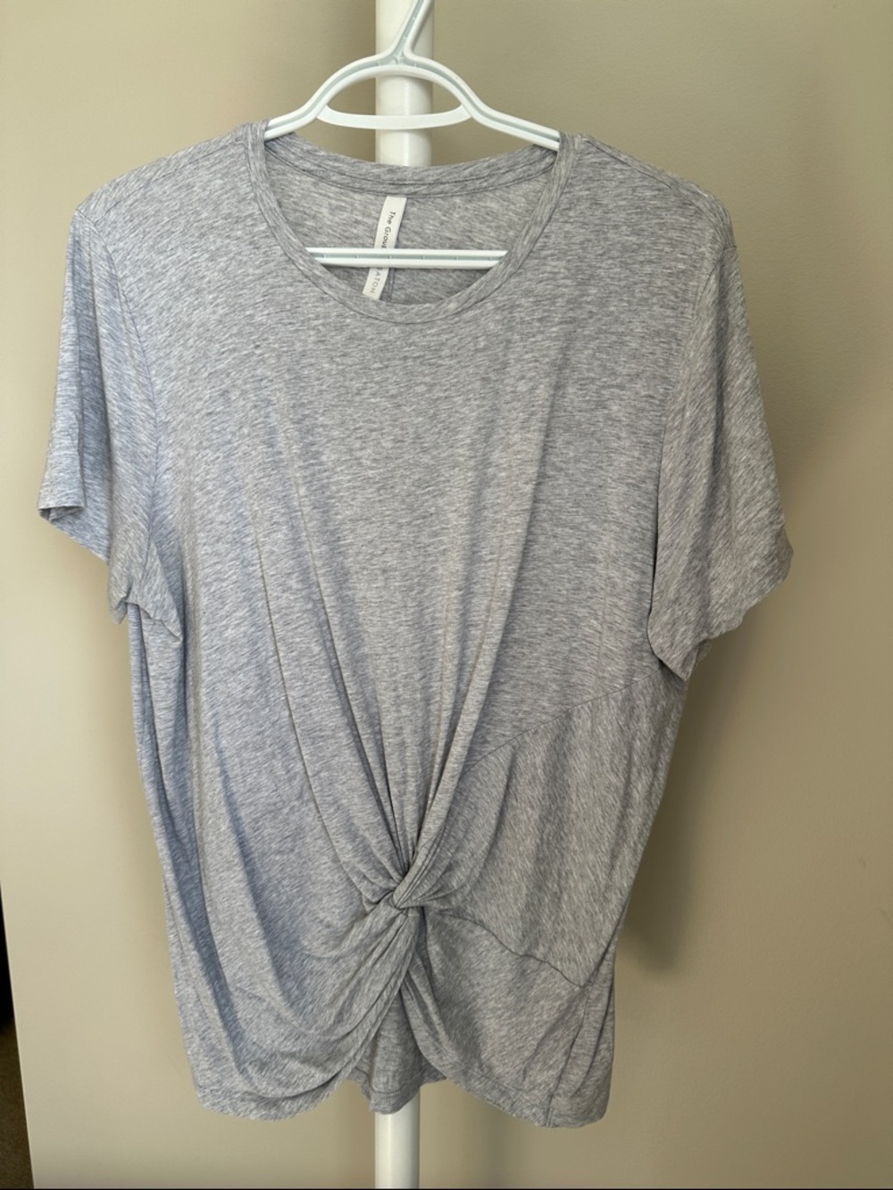 Babaton Short Sleeve Knotted Waist T-Shirt Size Large